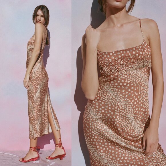 Ciao Lucia Floral Nera Dress in Dahlia - Picture 1 of 10